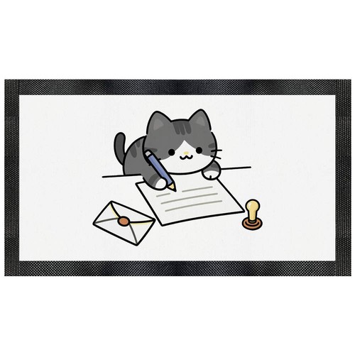 Cat writing letter - 'cat, pet