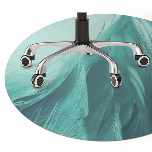Round school computer chair - round,
