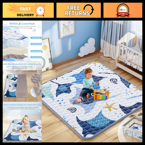 Thick soft baby play mat - baby,